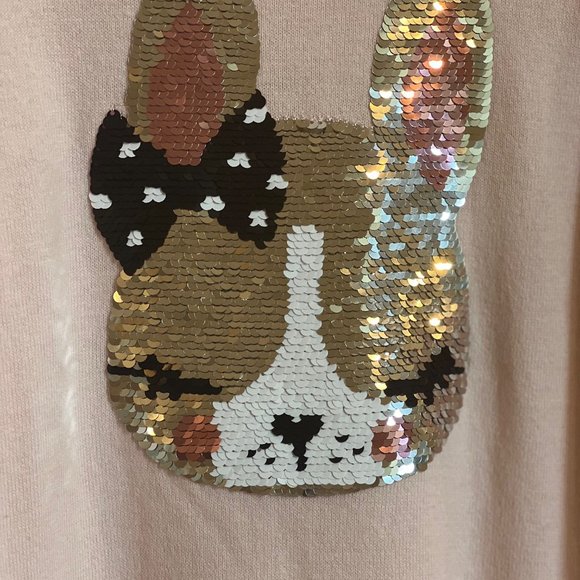 H&M Girls Color Changing Sequin Bunny Top Sz. 8/10 NWT - Picture 6 of 6
